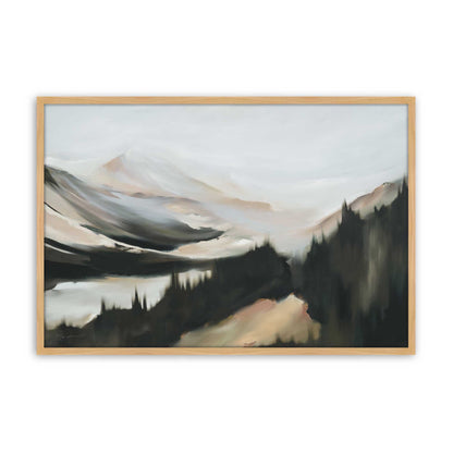 [Color:American Maple], Picture of art in a American Maple frame