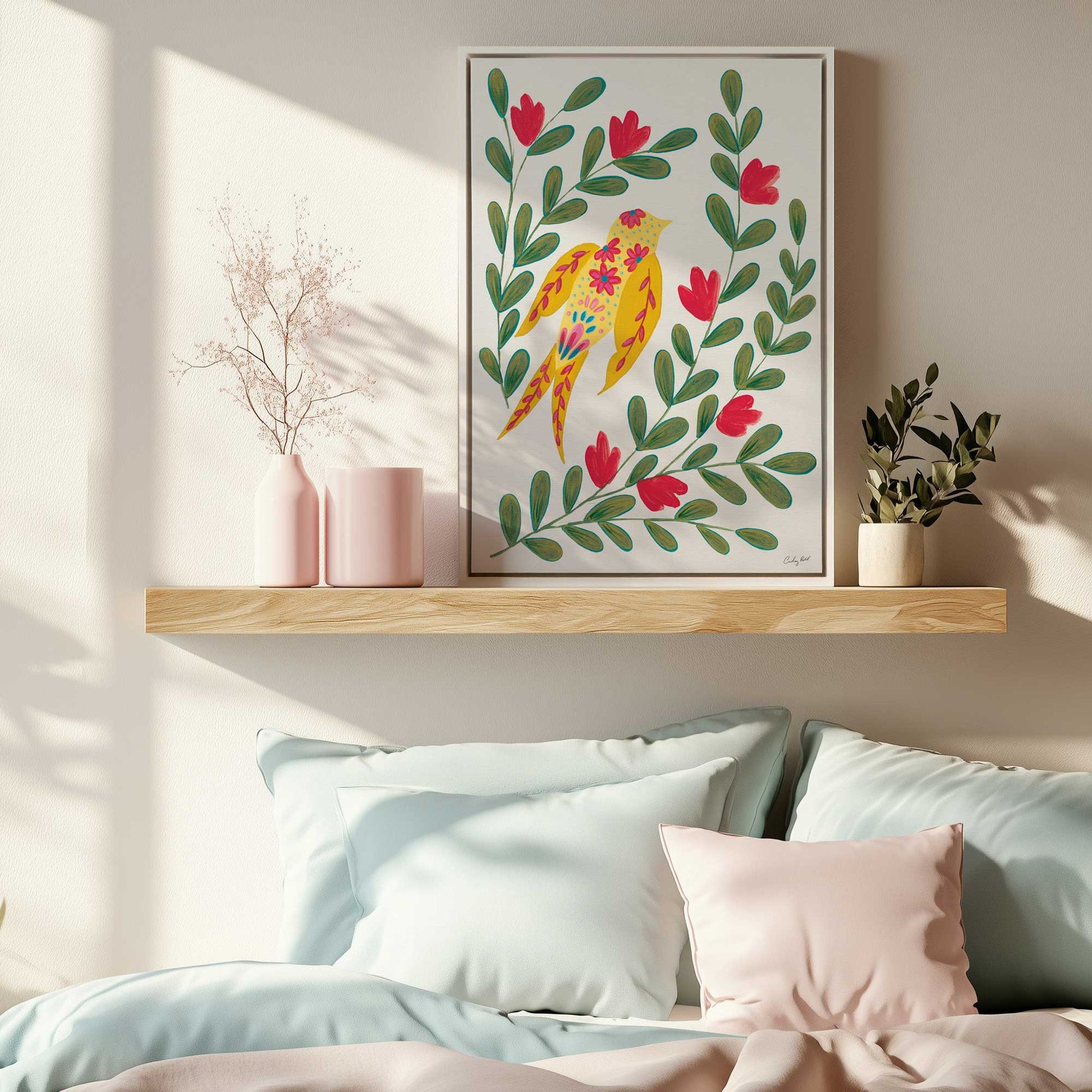 Picture of art in a room