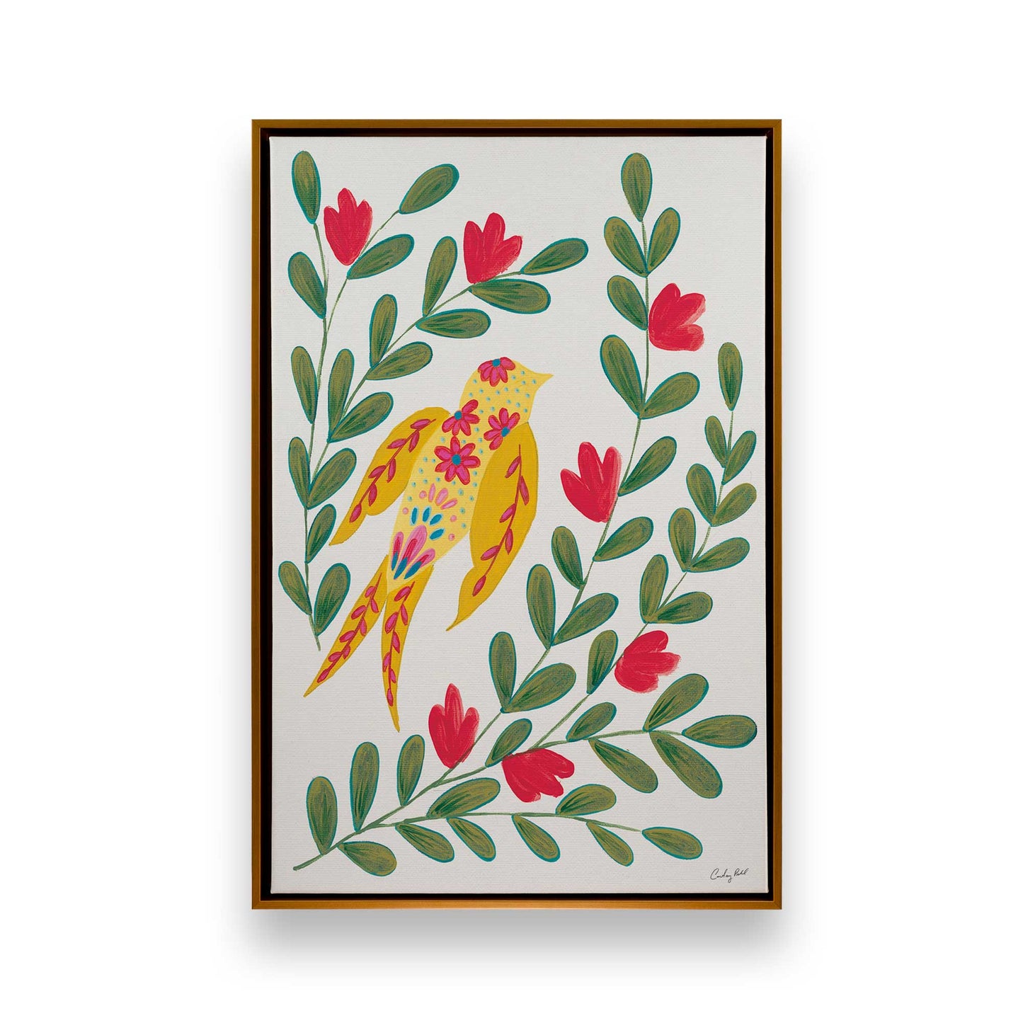 [Color:Polished Gold], Picture of art in a Polished Gold frame