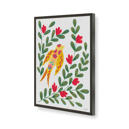 [Color:Satin Black], Picture of art in a Satin Black frame of the corner