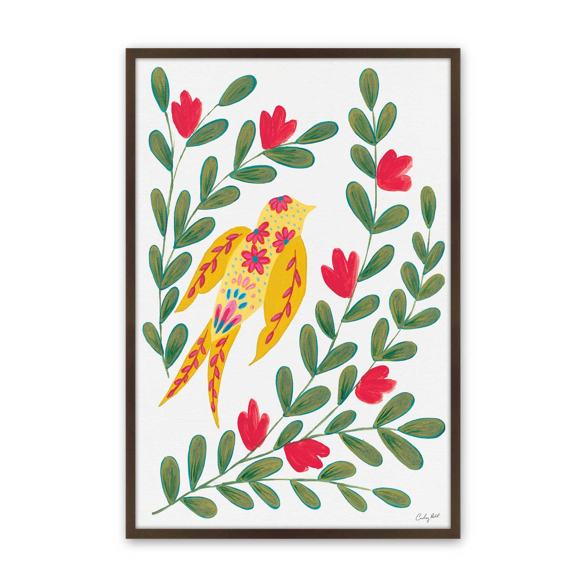 [Color:Belvinder Brown], Picture of art in a Belvinder Brown frame