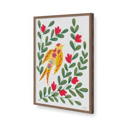 [Color:Walnut], Picture of art in a Walnut frame of the corner