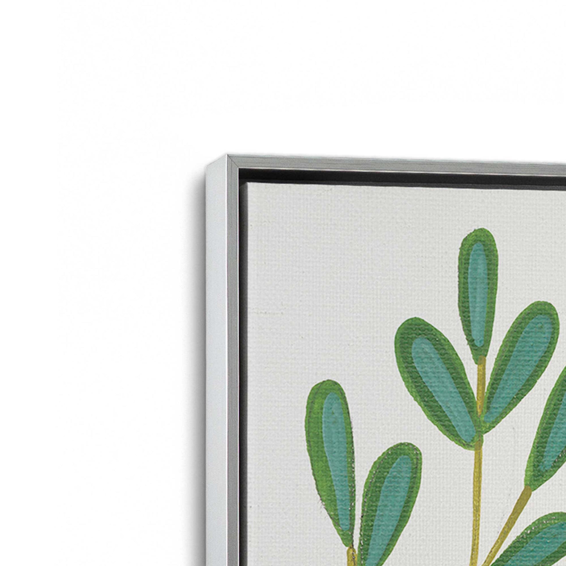 [Color:Polished Chrome], Picture of art in a Polished Chrome frame at an angle