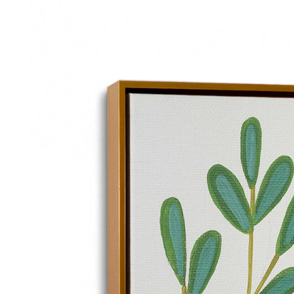 [Color:Polished Gold], Picture of art in a Polished Gold frame at an angle