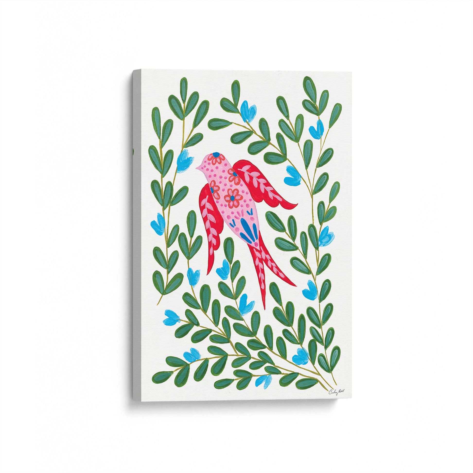 [Color:Stretched Canvas], Picture of art at an angle