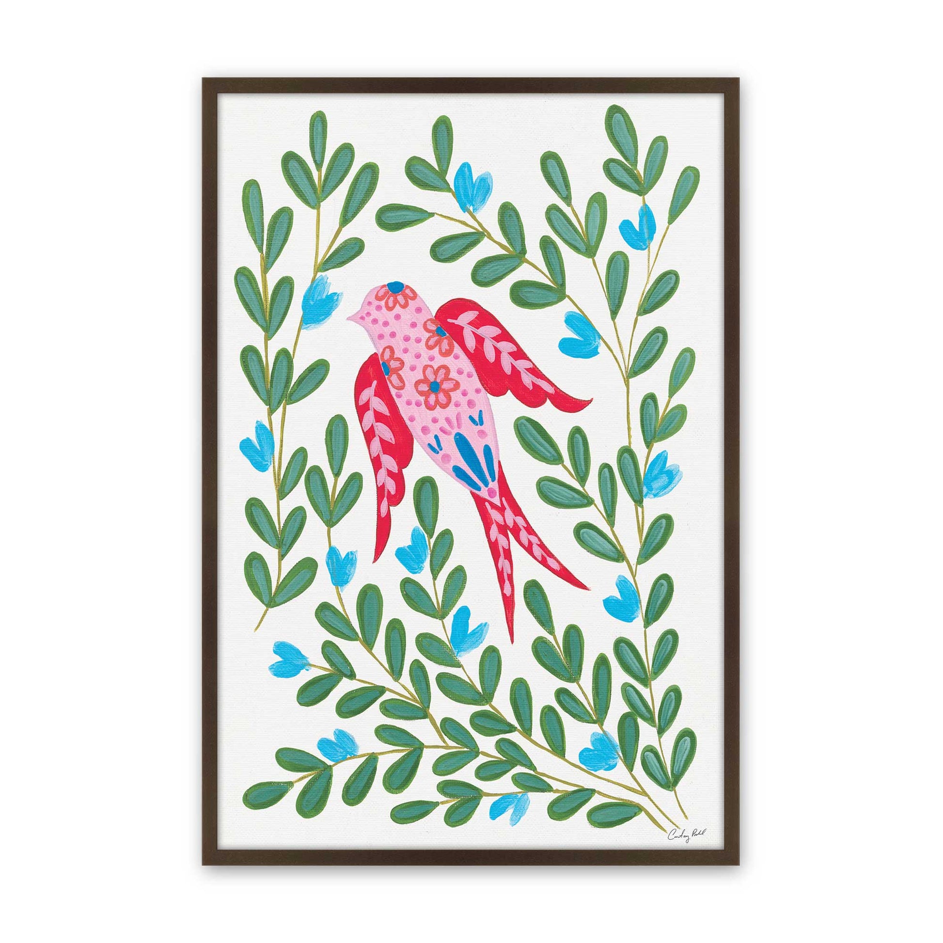 [Color:Belvinder Brown], Picture of art in a Belvinder Brown frame