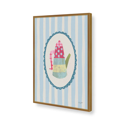 [Color:Polished Gold], Picture of art in a Polished Gold frame of the corner