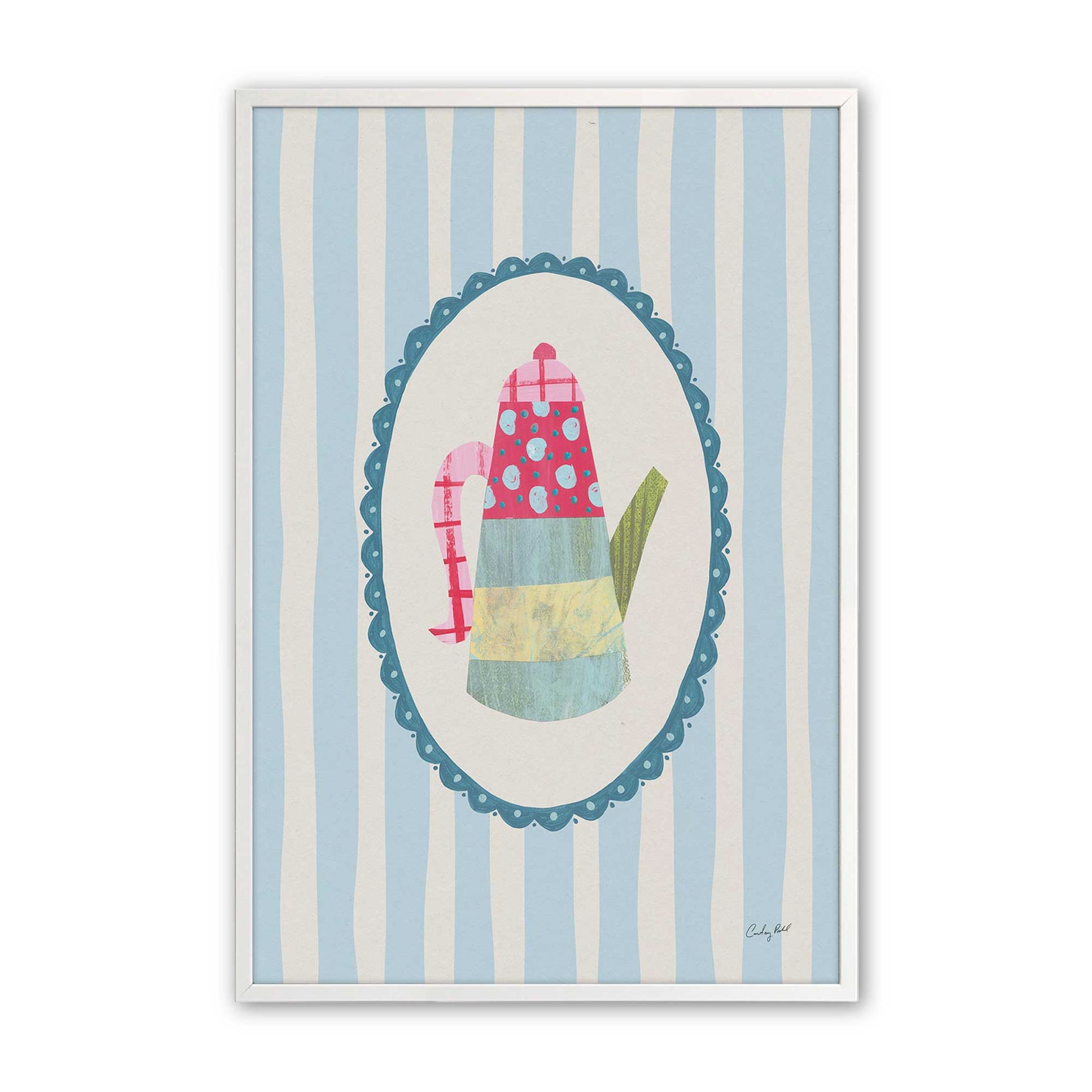 [Color:Opaque White], Picture of art in a Opaque White frame