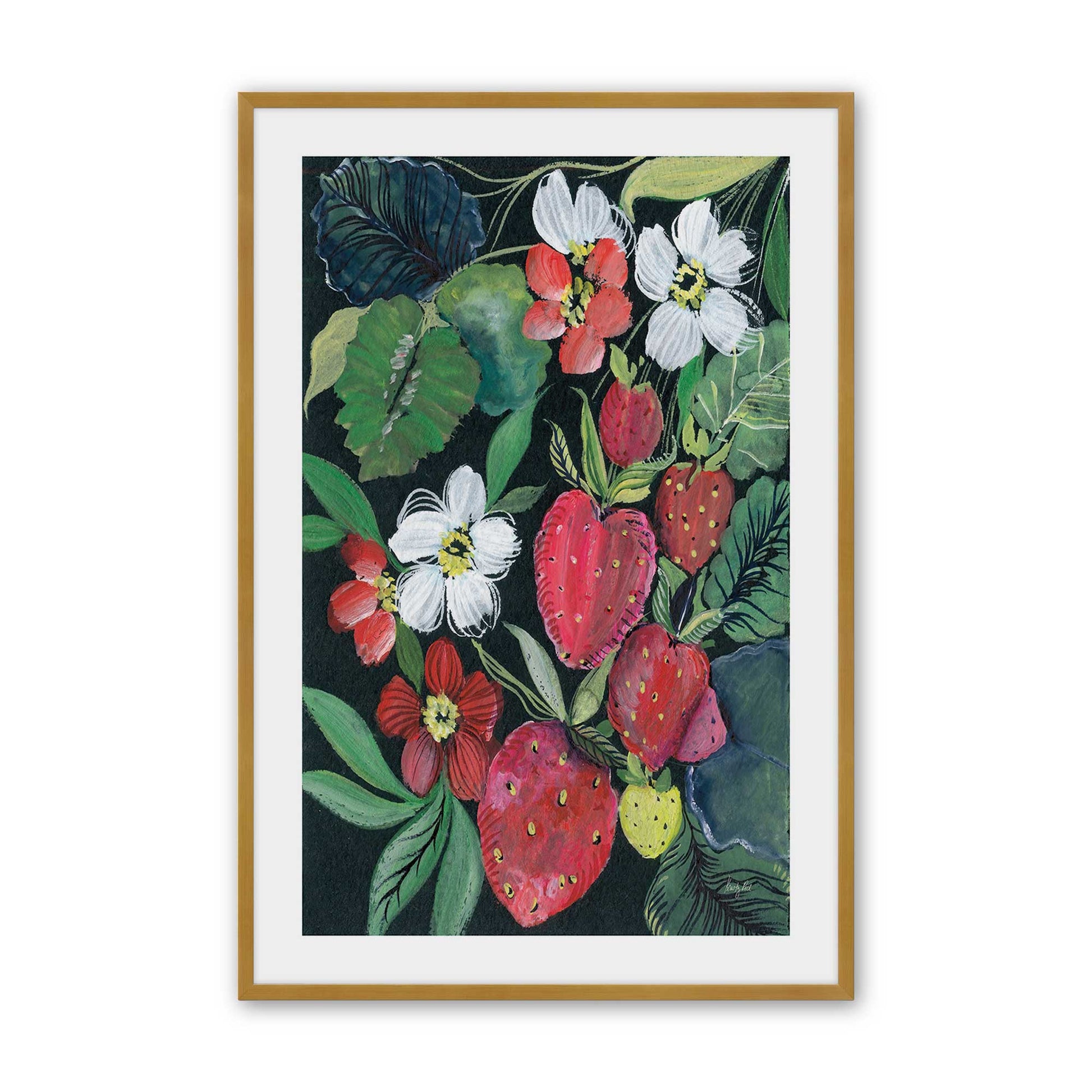 [Color:Polished Gold], Picture of art in a Polished Gold frame