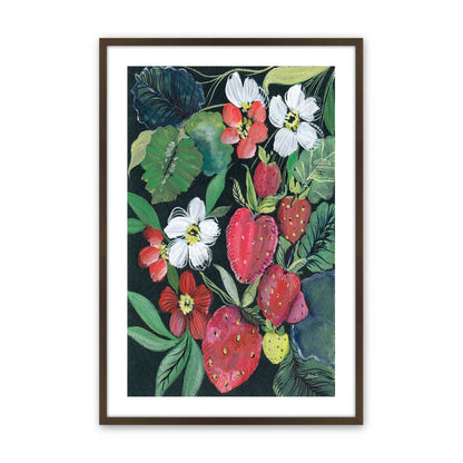 [Color:Brown], Picture of art in a Brown frame