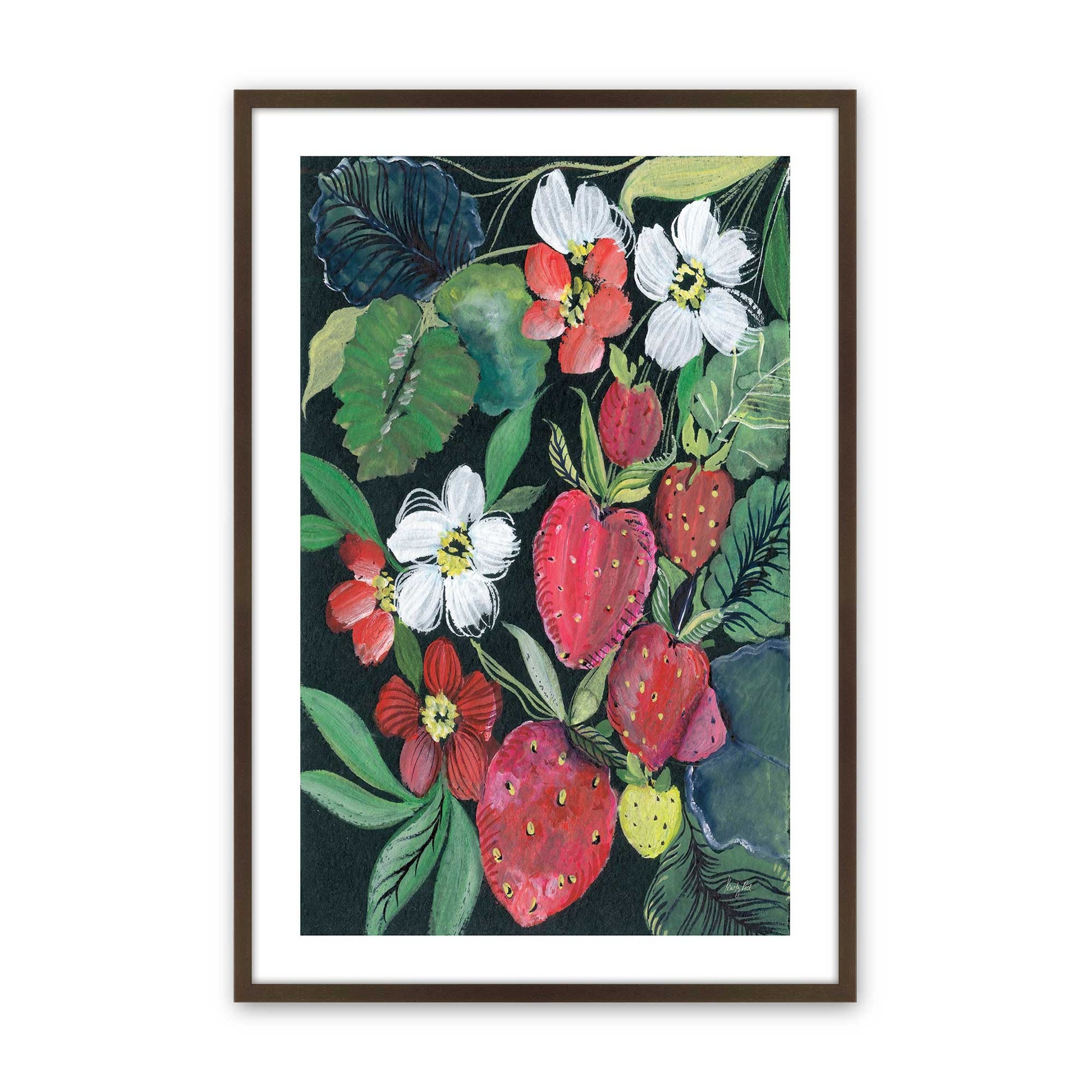 [Color:Belvinder Brown], Picture of art in a Belvinder Brown frame