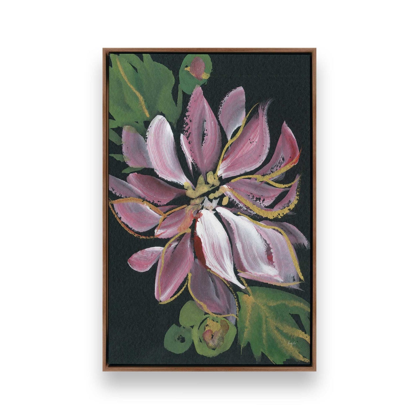 [Color:Walnut], Picture of art in a Walnut frame
