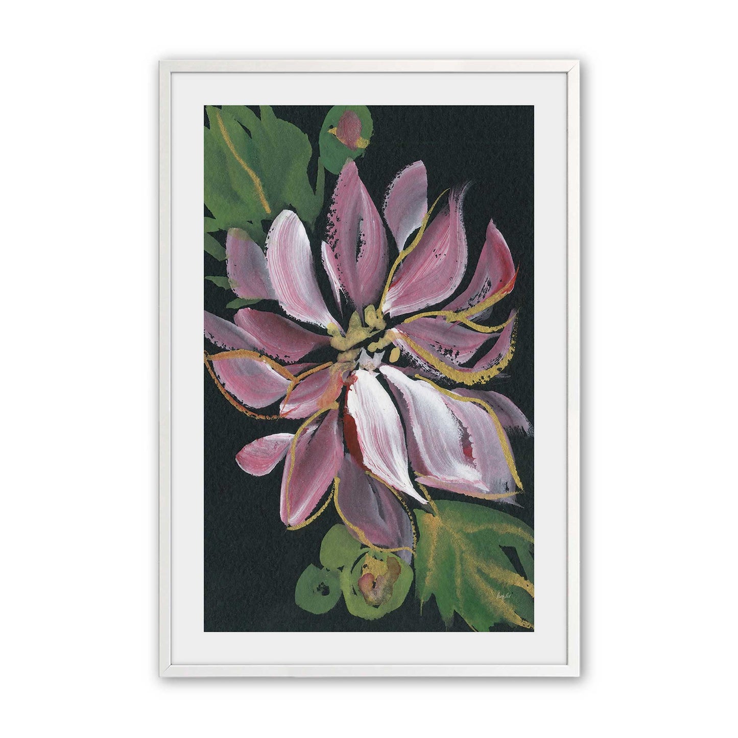 [Color:Opaque White], Picture of art in a Opaque White frame