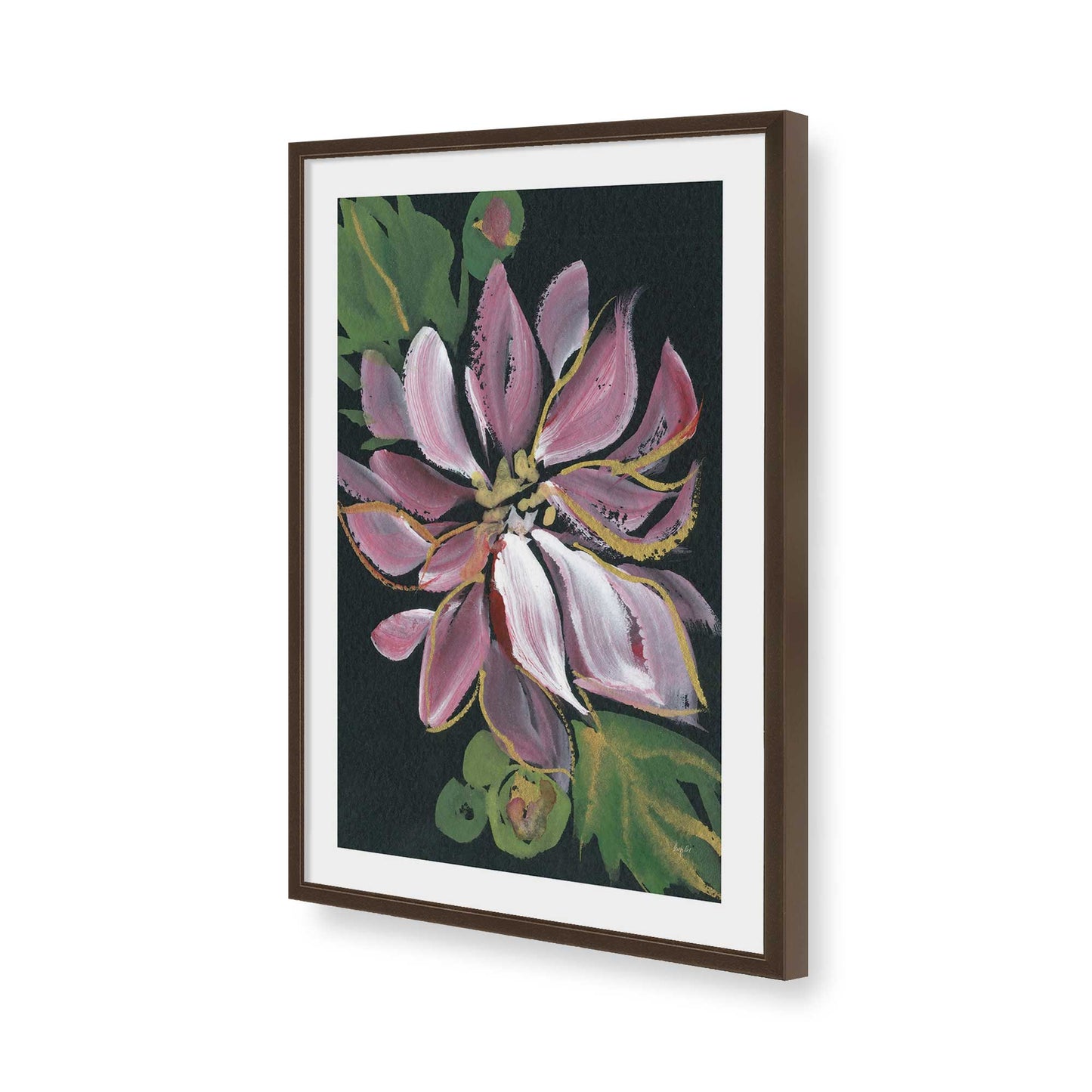 [Color:Belvinder Brown], Picture of art in a Belvinder Brown frame of the corner