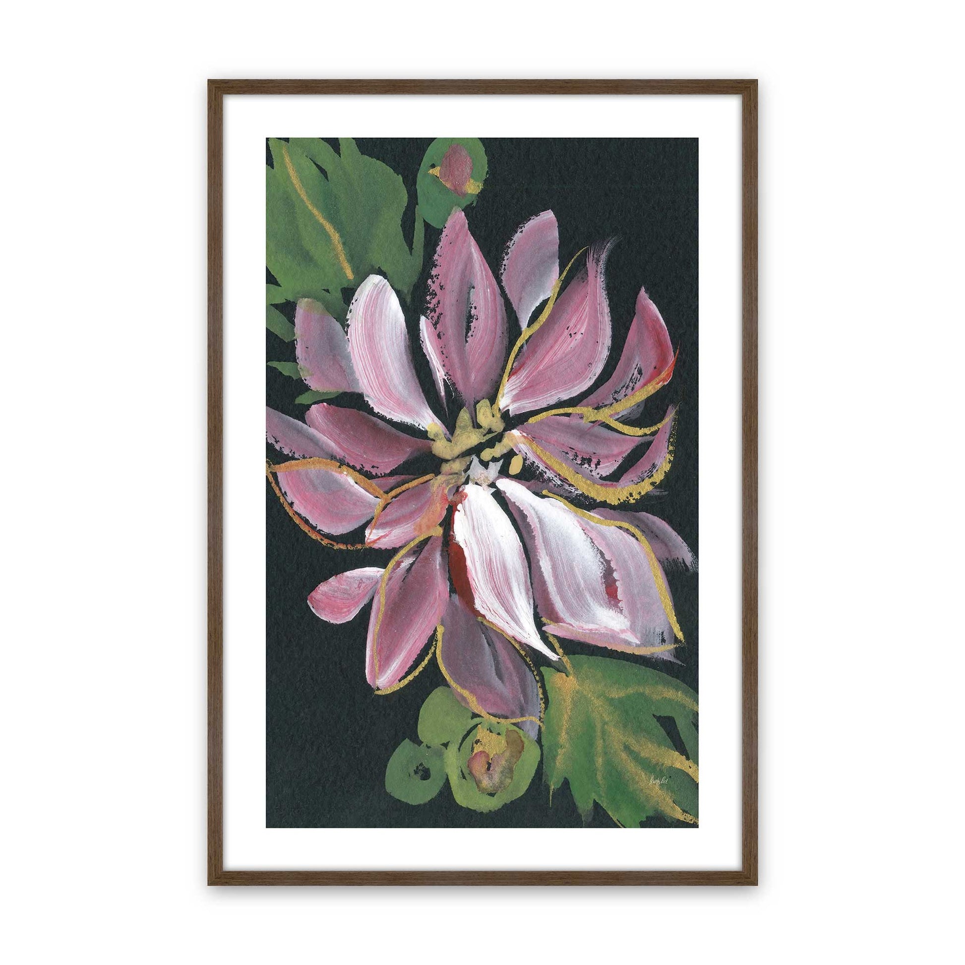[Color:Walnut], Picture of art in a Walnut frame