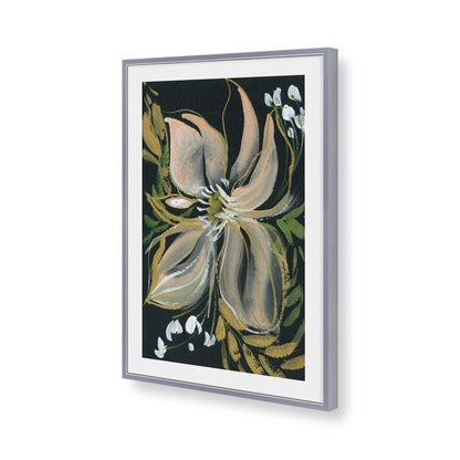 [Color:Polished Chrome], Picture of art in a Polished Chrome frame of the corner