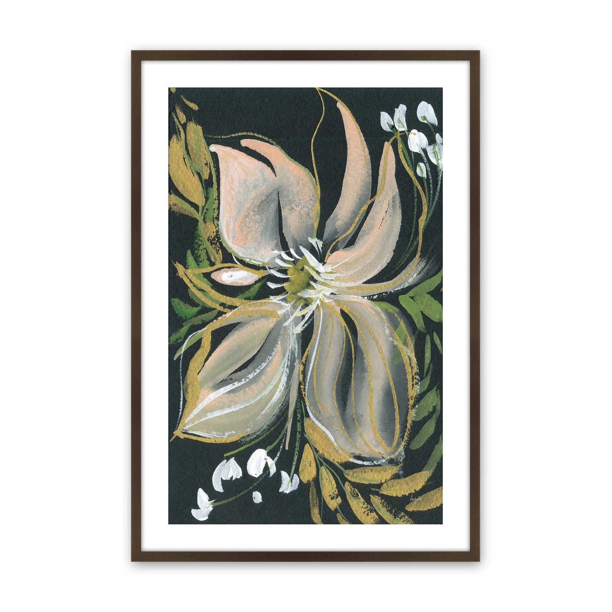 [Color:Belvinder Brown], Picture of art in a Belvinder Brown frame