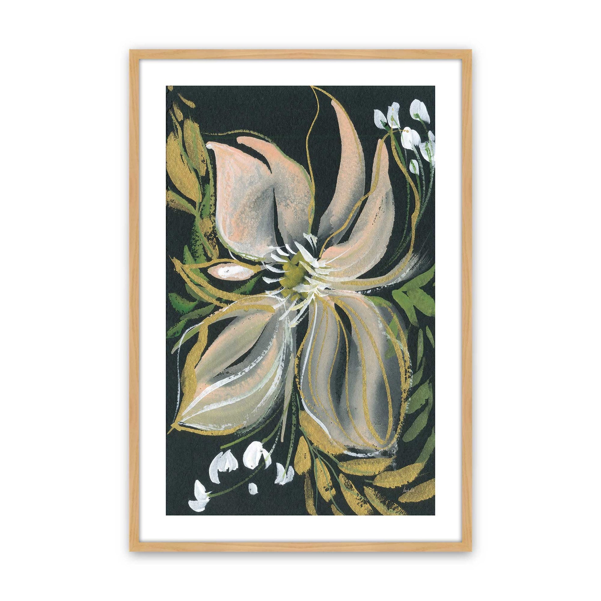 [Color:American Maple], Picture of art in a American Maple frame