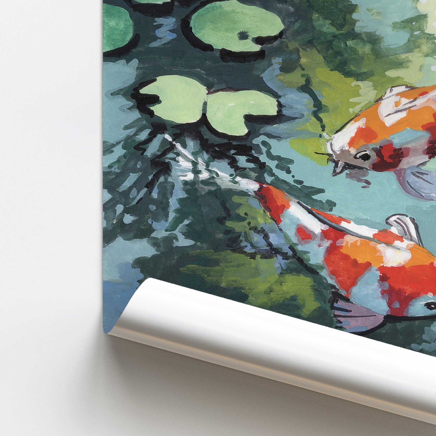 [Color:Rolled Print], Picture of close up of art