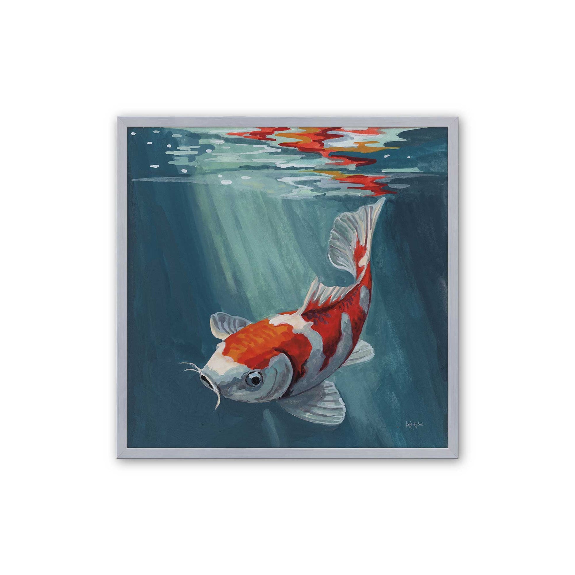 [Color:Polished Chrome], Picture of art in a Polished Chrome frame