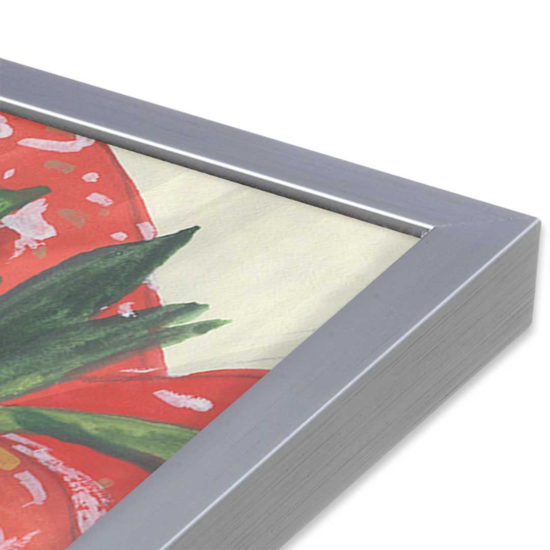 [Color:Polished Chrome], Picture of art in a Polished Chrome frame at an angle