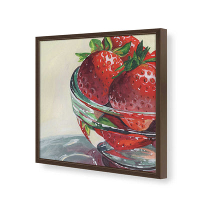 [Color:Espresso], Picture of art in a Espresso frame of the corner