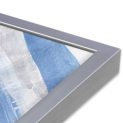 [Color:Polished Chrome], Picture of art in a Polished Chrome frame at an angle