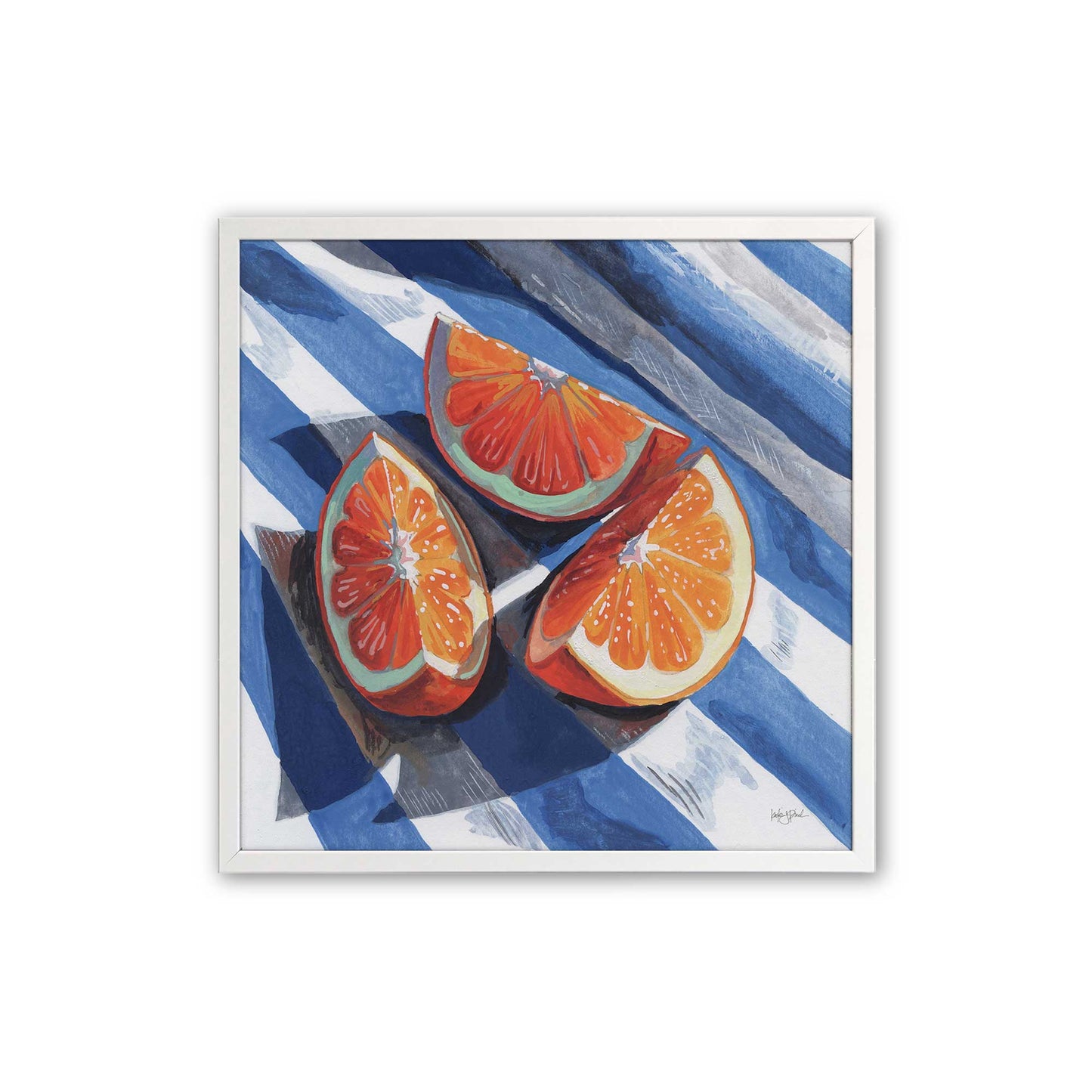 [Color:Opaque White], Picture of art in a Opaque White frame