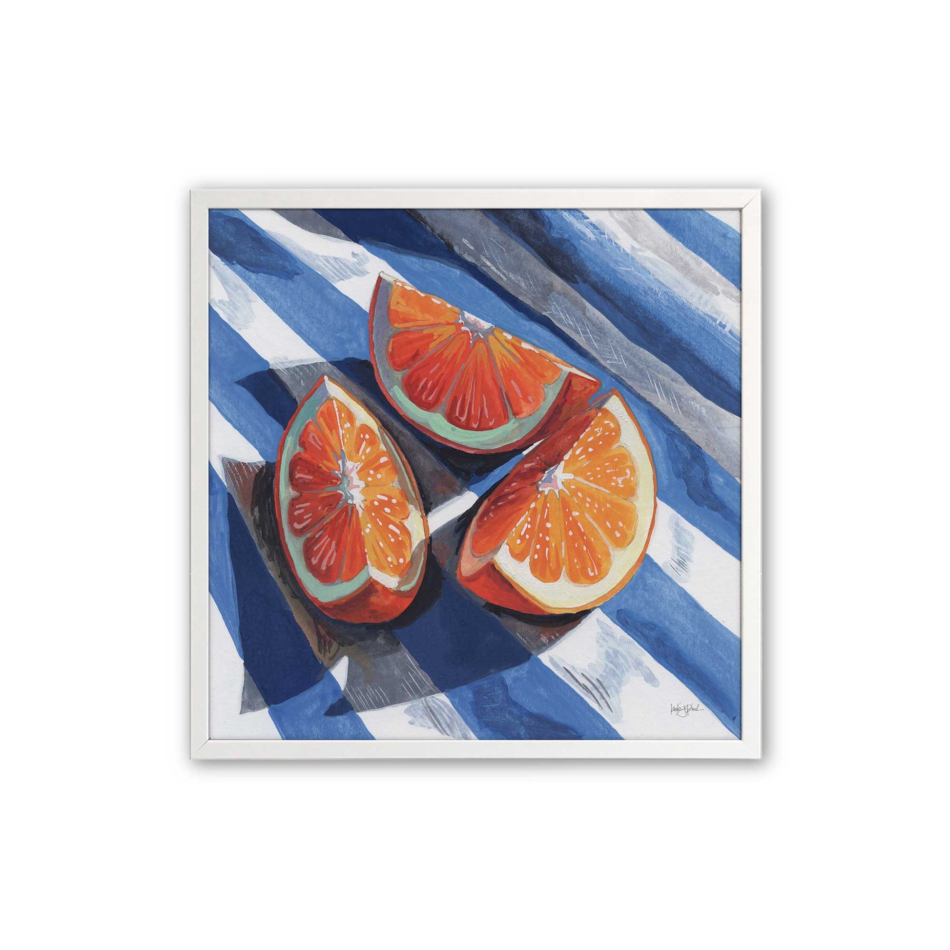 [Color:Opaque White], Picture of art in a Opaque White frame