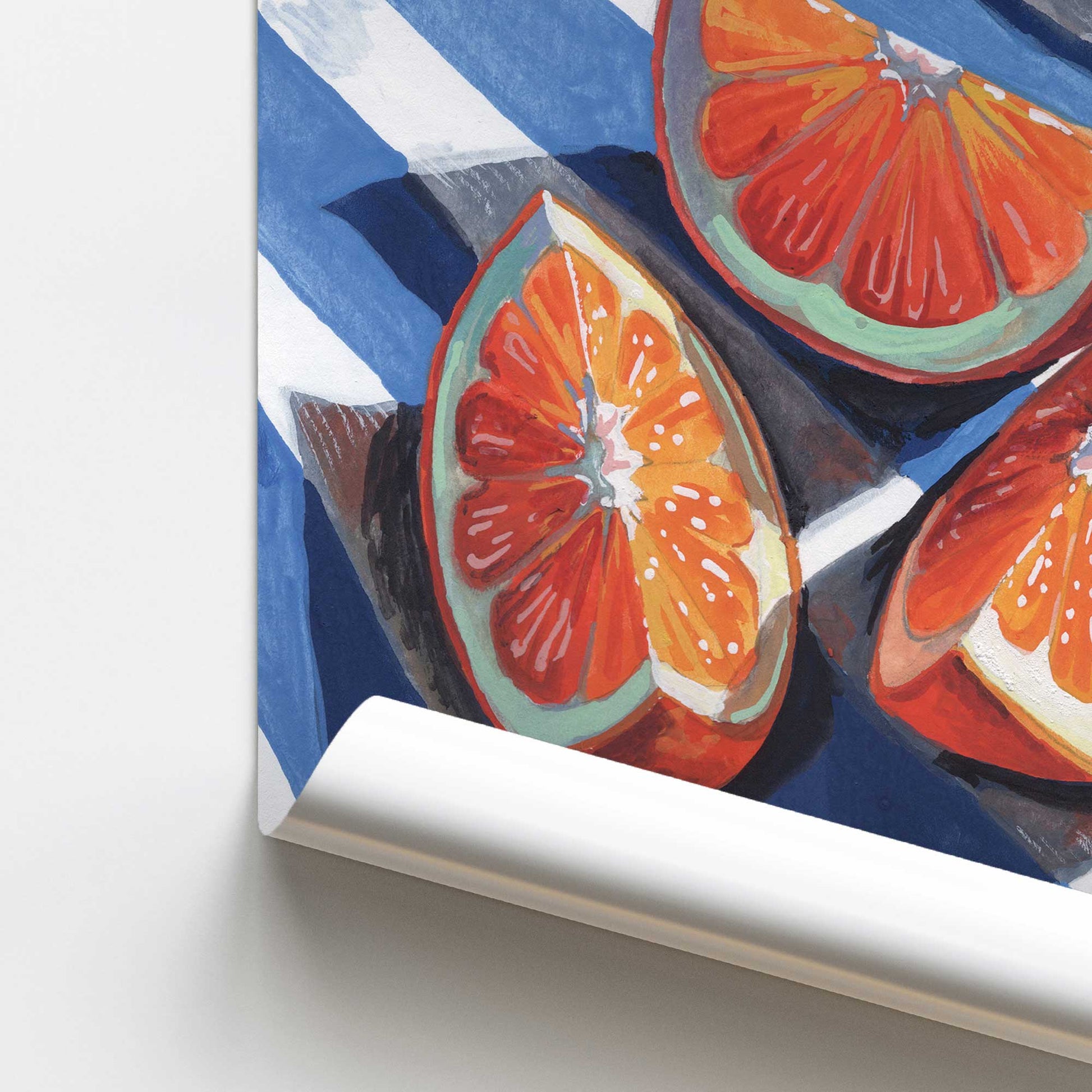 [Color:Rolled Print], Picture of close up of art
