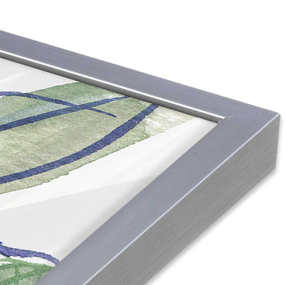 [Color:Polished Chrome], Picture of art in a Polished Chrome frame at an angle