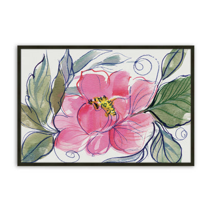 [Color:Satin Black], Picture of art in a Satin Black frame