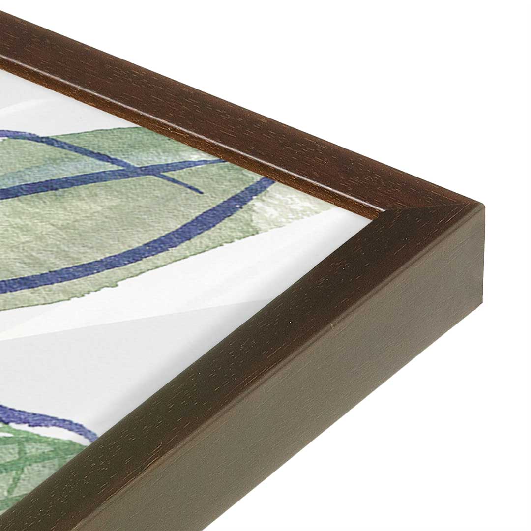 [Color:Belvinder Brown], Picture of art in a Belvinder Brown frame at an angle