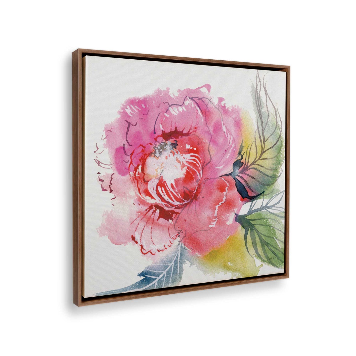 [Color:Walnut], Picture of the corner of the art
