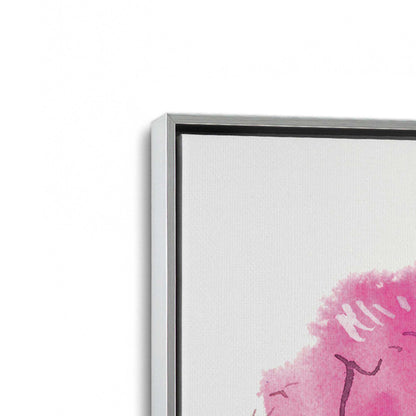 [Color:Polished Chrome], Picture of art in a Polished Chrome frame at an angle