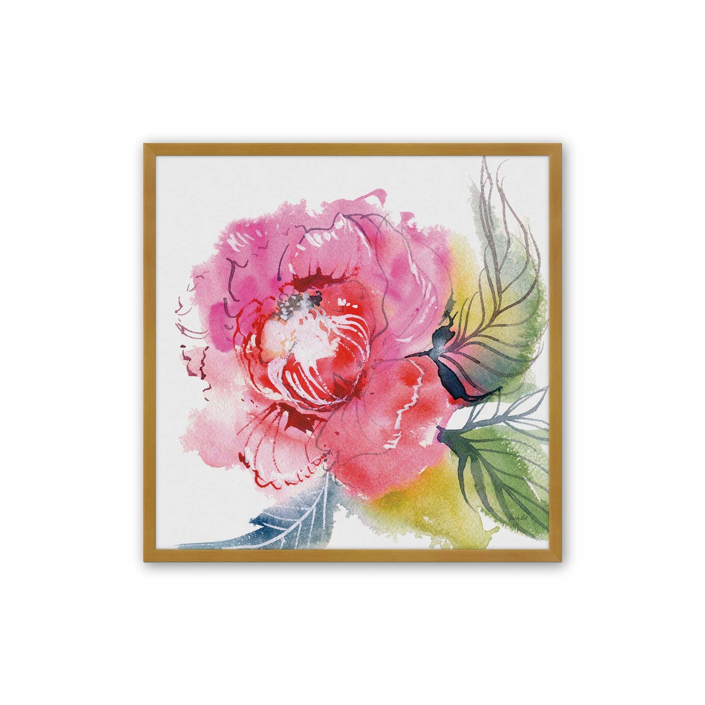 [Color:Polished Gold], Picture of art in a Polished Gold frame