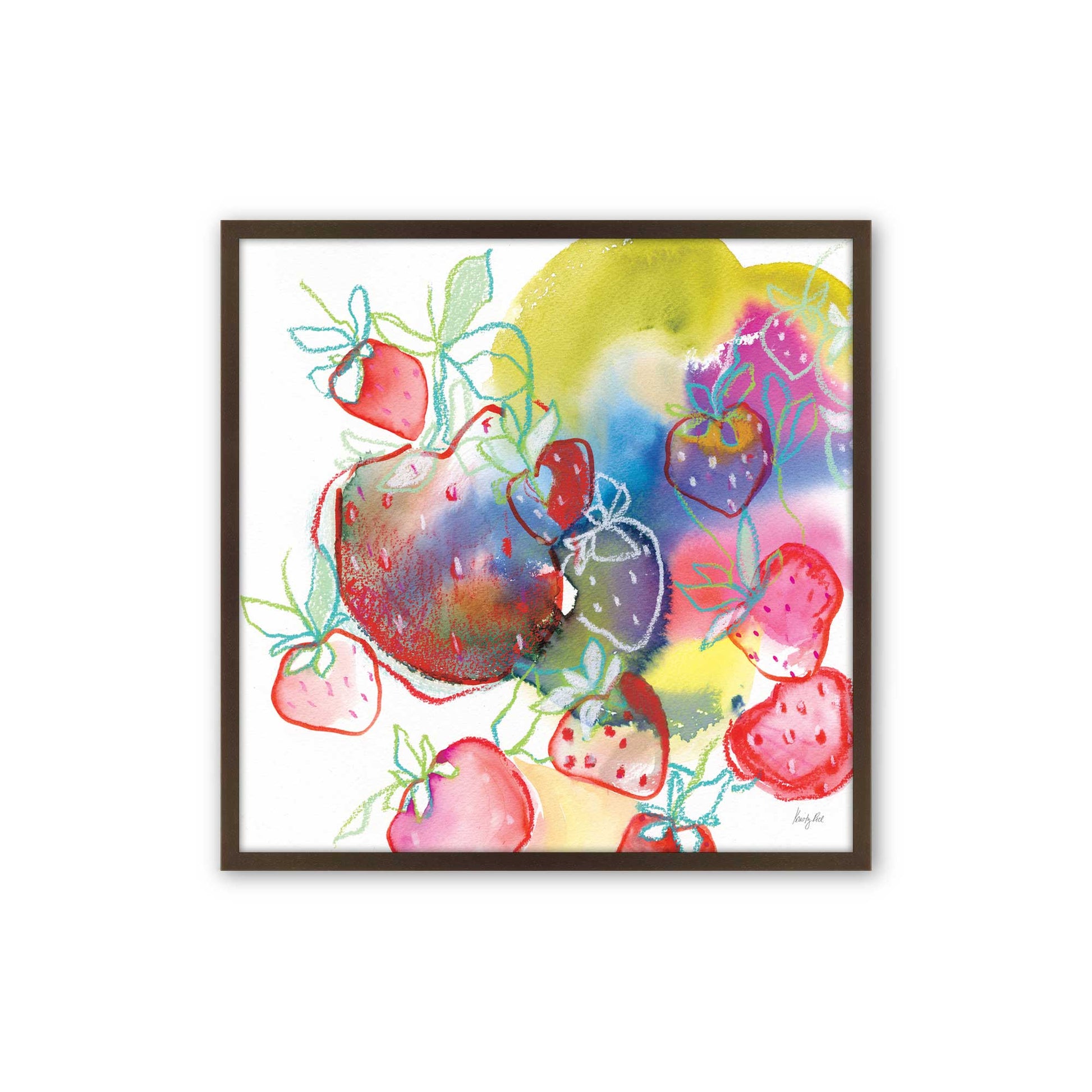 [Color:Espresso], Picture of art in a Espresso frame
