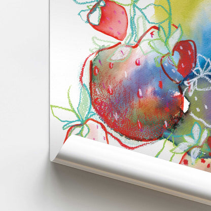 [Color:Rolled Print], Picture of close up of art