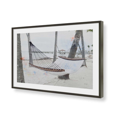[Color:Satin Black], Picture of art in a Satin Black frame of the corner