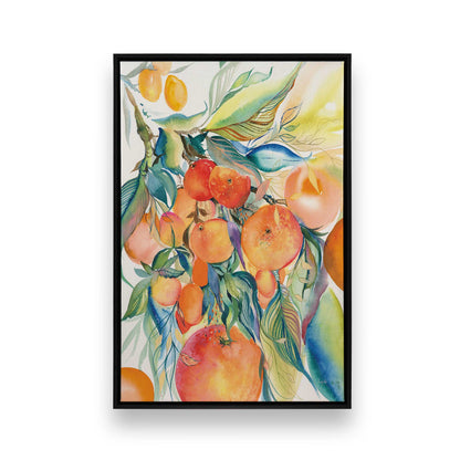 [Color:Satin Black], Picture of art in a Satin Black frame