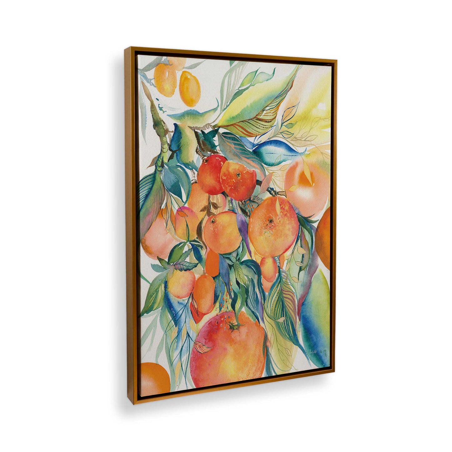 [Color:Polished Gold], Picture of the corner of the art