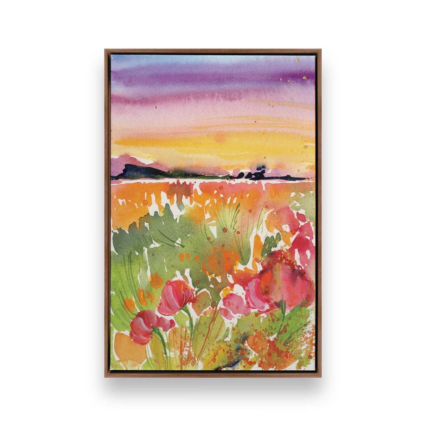 [Color:Walnut], Picture of art in a Walnut frame
