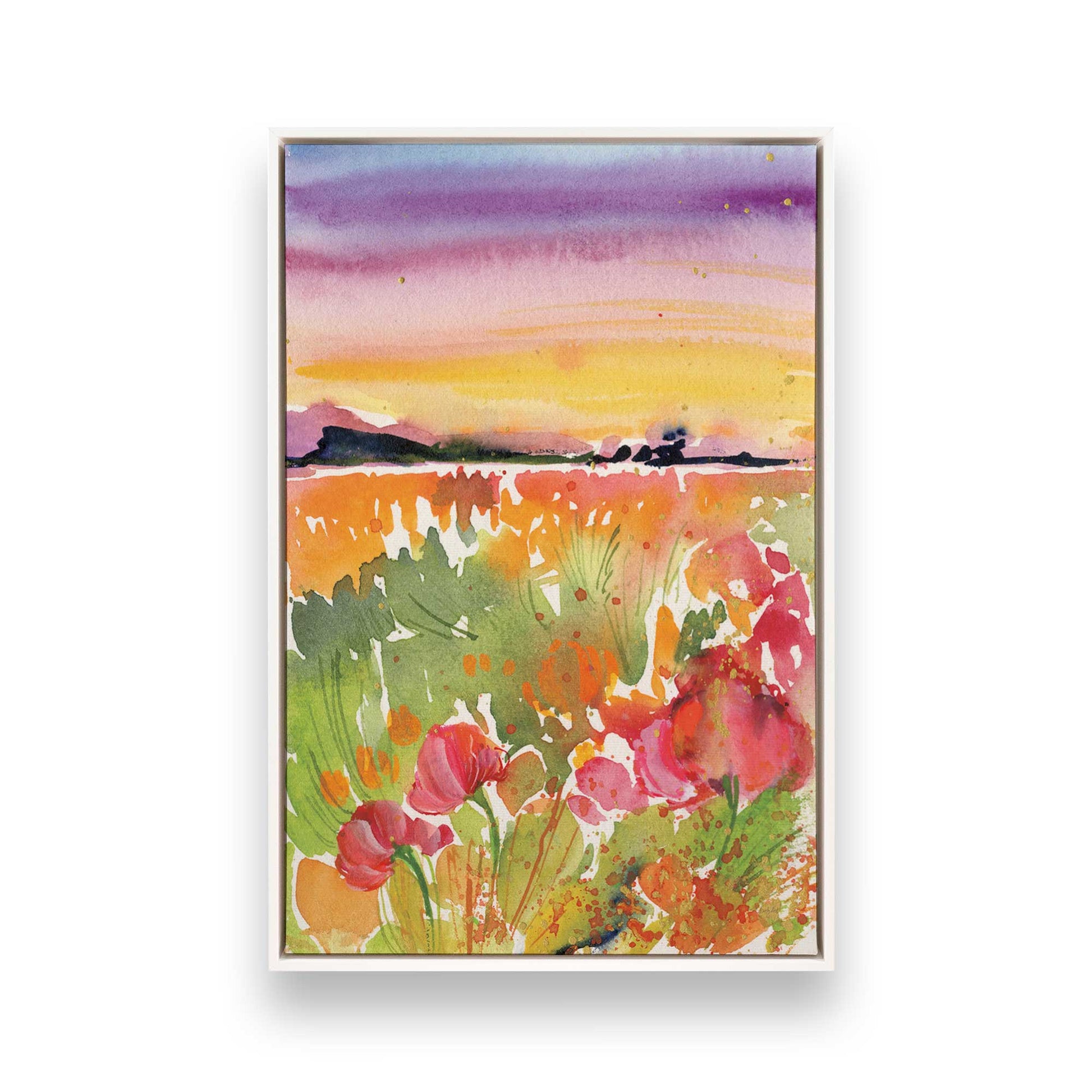 [Color:Opaque White], Picture of art in a White frame