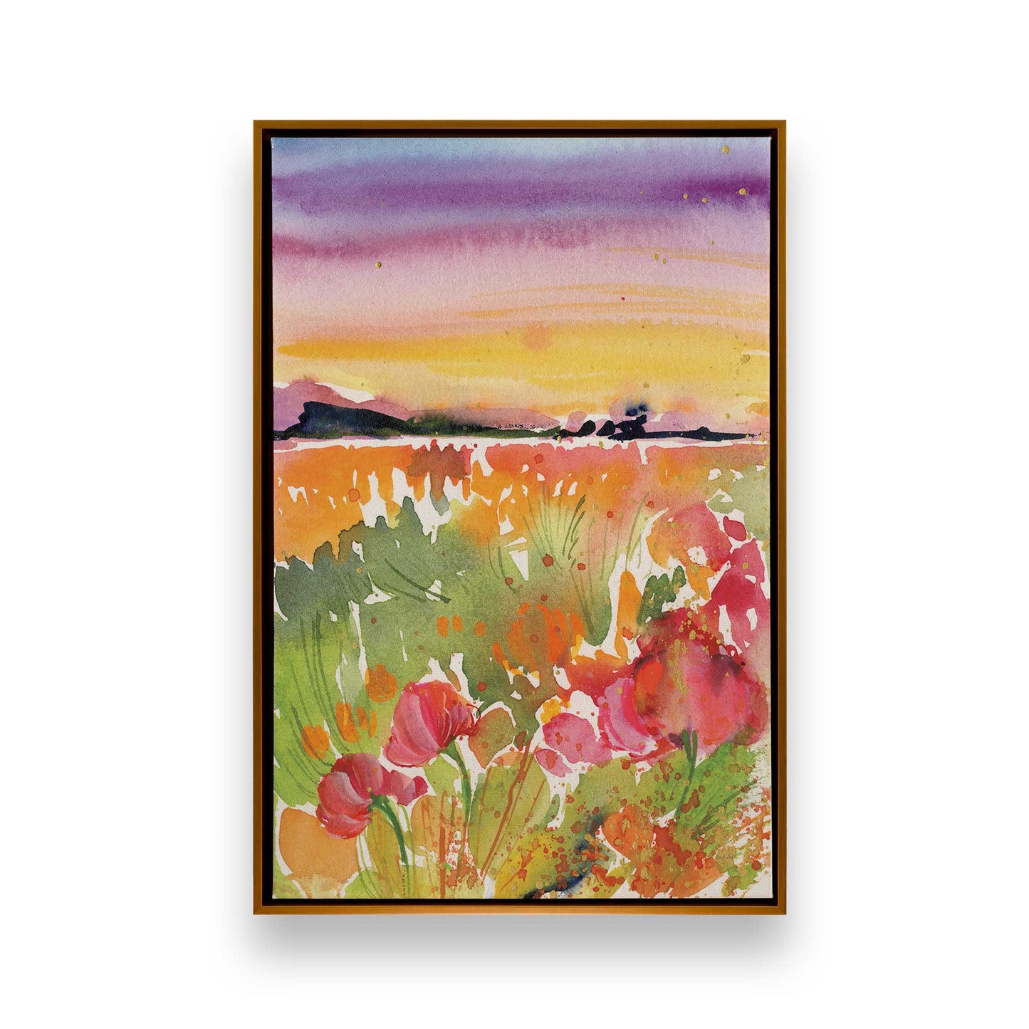 [Color:Polished Gold], Picture of art in a Polished Gold frame