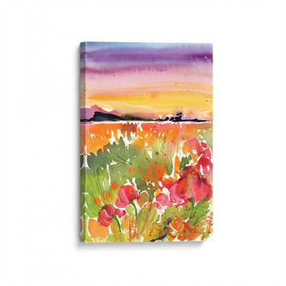 [Color:Stretched Canvas], Picture of art at an angle