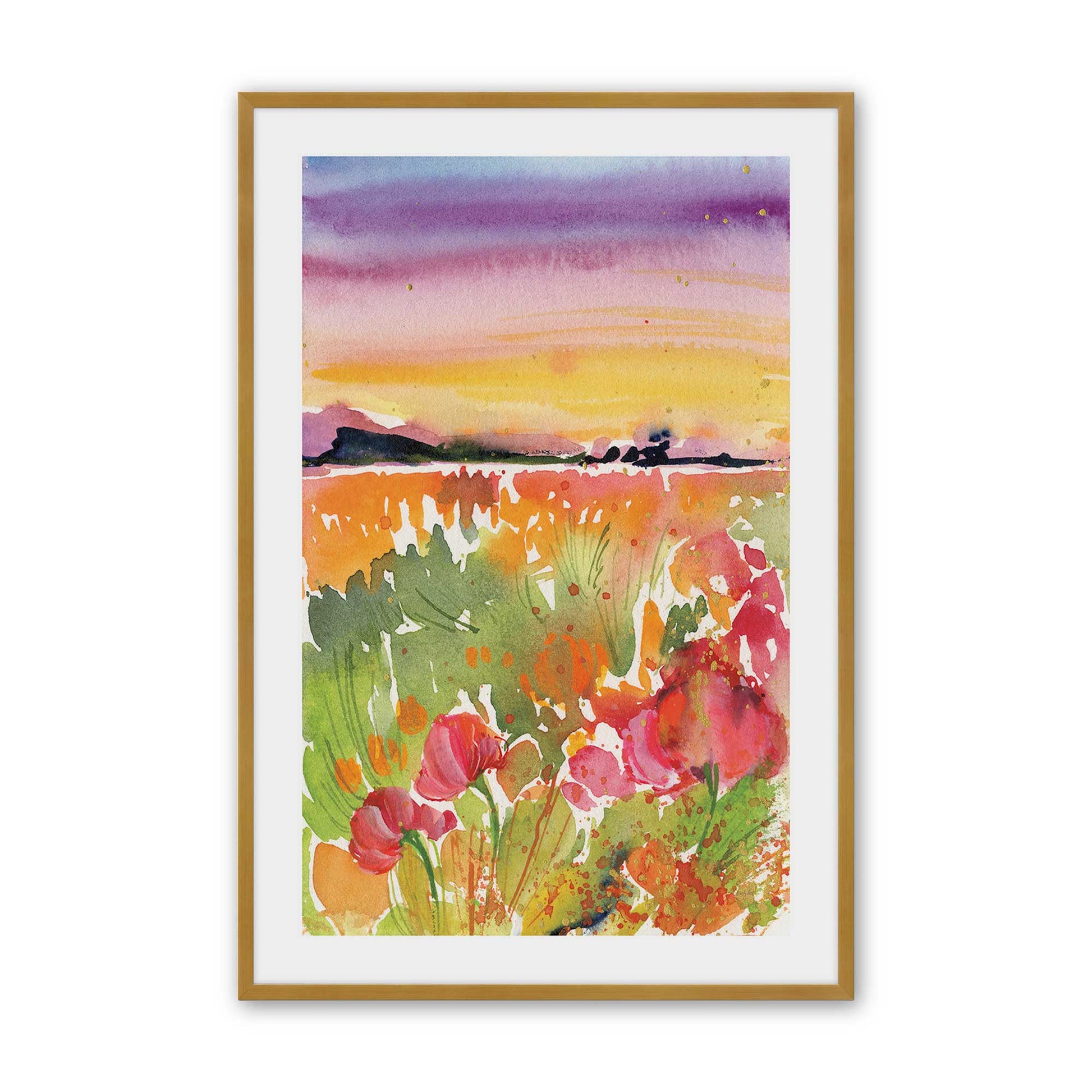 [Color:Polished Gold], Picture of art in a Polished Gold frame