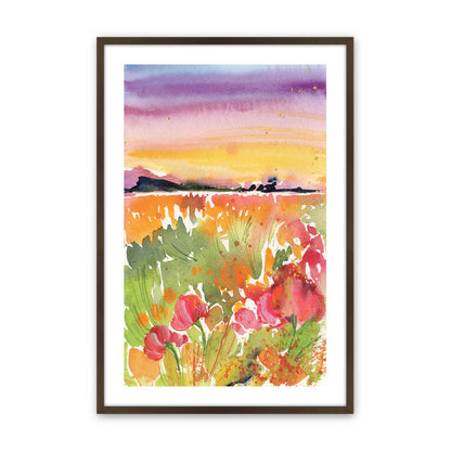 [Color:Belvinder Brown], Picture of art in a Belvinder Brown frame