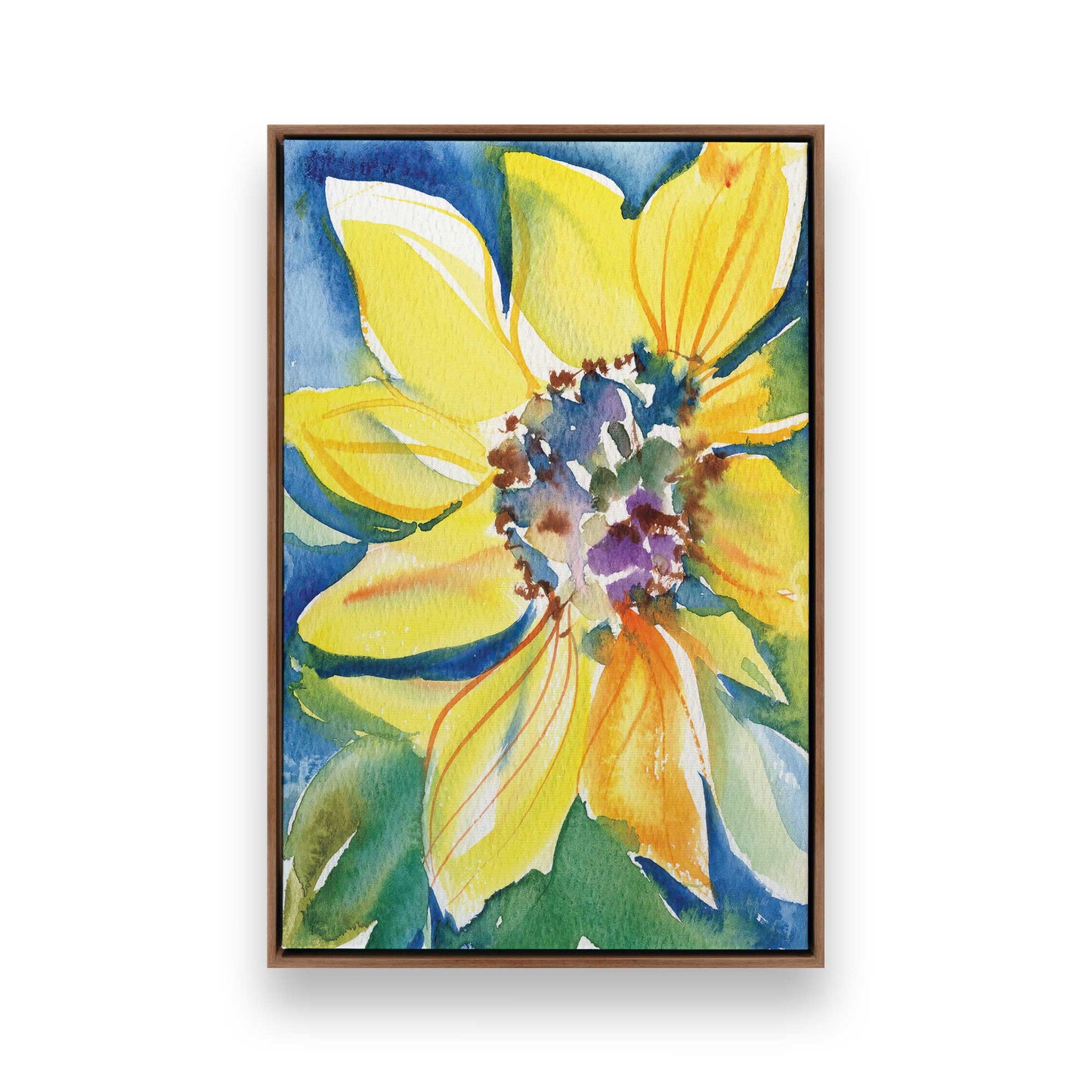 [Color:Walnut], Picture of art in a Walnut frame
