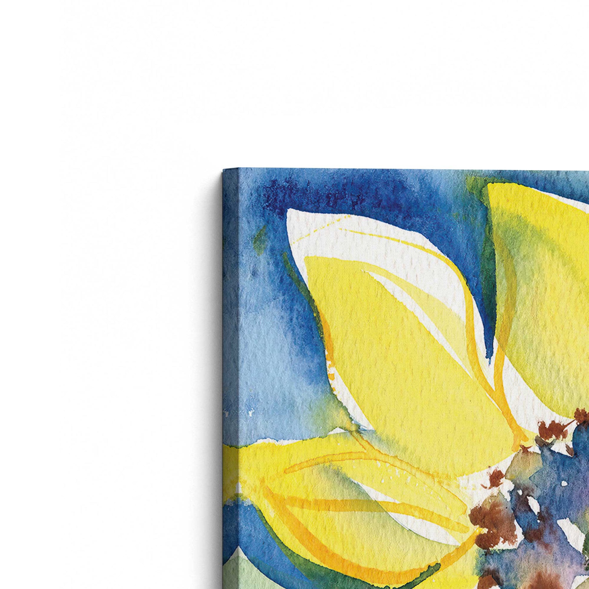 [Color:Stretched Canvas], Picture of the corner of the art