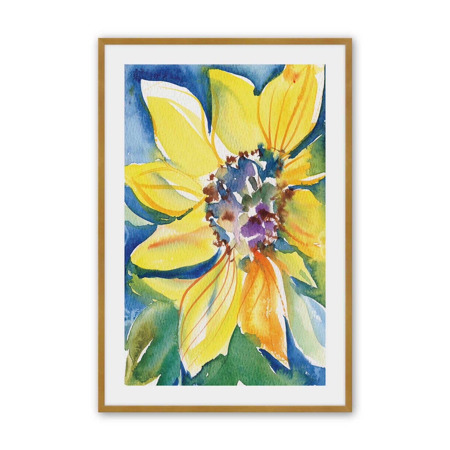 [Color:Polished Gold], Picture of art in a Polished Gold frame